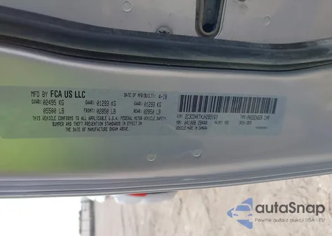 2018 Dodge Charger Police Awd z USA, uszkodzony, nr VIN 2C3CDXKTXJH285163